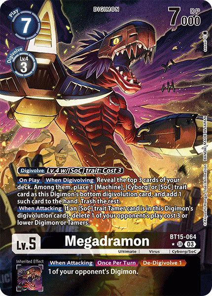 Megadramon BT15-064 Crop image Wallpaper