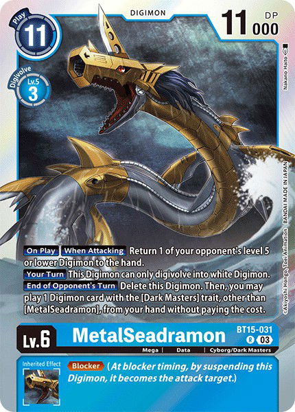 MetalSeadramon BT15-031 Crop image Wallpaper