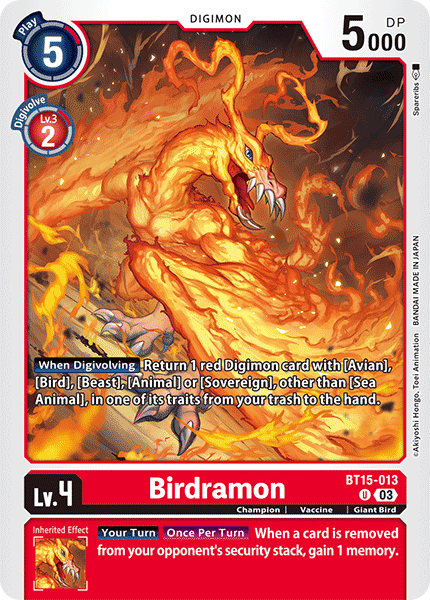 Birdramon BT15-013 Full hd image