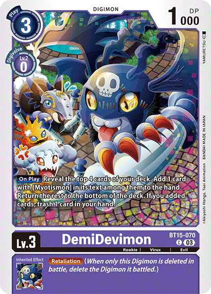 DemiDevimon BT15-070 Full hd image