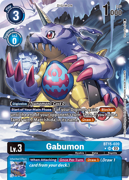 Gabumon BT15-020 Full hd image