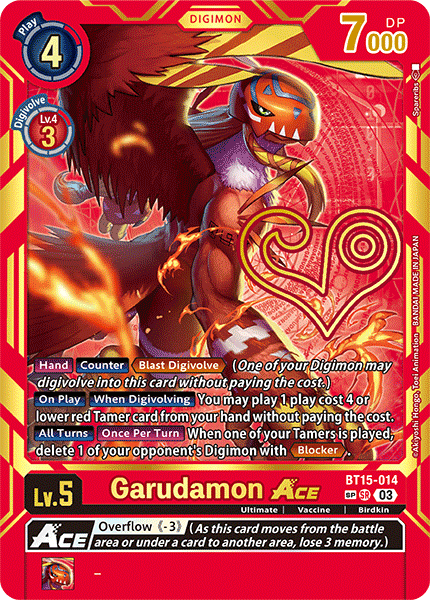 Garudamon ACE BT15-014 Full hd image