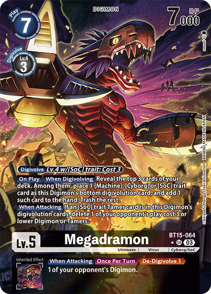 Megadramon BT15-064 Full hd image