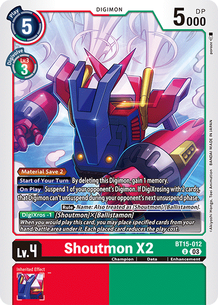 Shoutmon X2 BT15-012 Full hd image