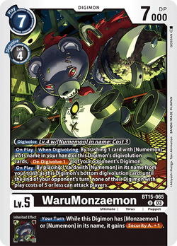 WaruMonzaemon BT15-065