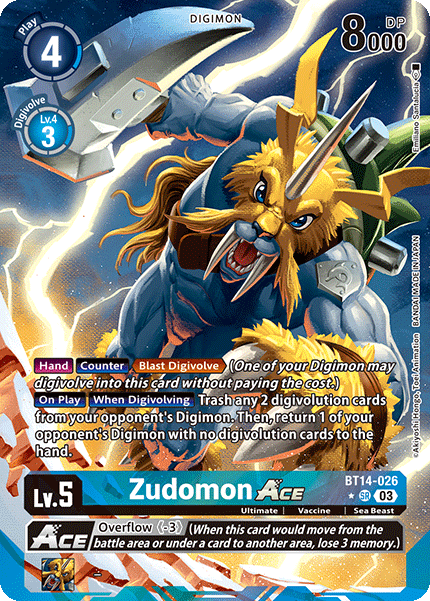 Zudomon ACE BT14-026 Full hd image