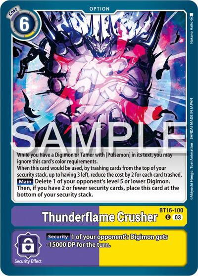 Thunderflame Crusher Crop image Wallpaper