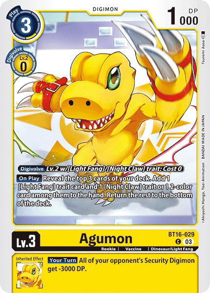 Agumon BT16-029 Crop image Wallpaper