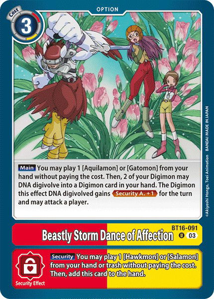 Beastly Storm Dance of Affection BT16-091 Crop image Wallpaper