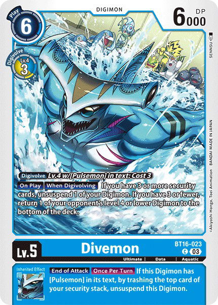 Divemon BT16-023 Crop image Wallpaper