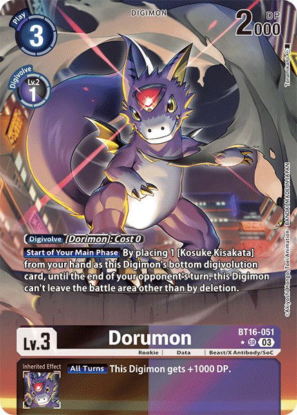 Dorumon BT16-051 Crop image Wallpaper