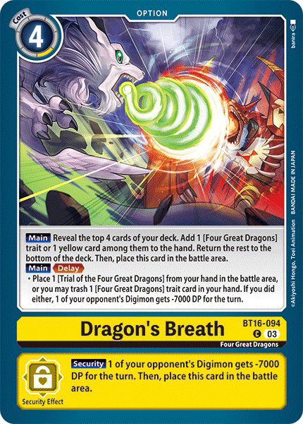 Dragon's Breath BT16-094 Crop image Wallpaper