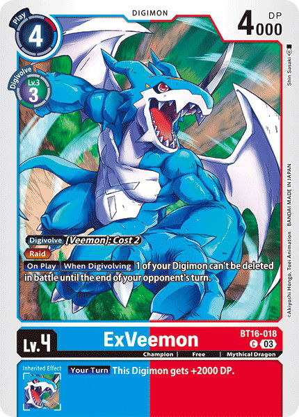 ExVeemon BT16-018 Crop image Wallpaper