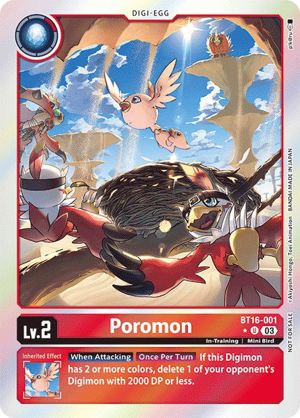 Poromon BT16-001 Crop image Wallpaper