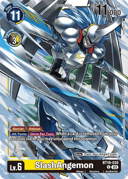 SlashAngemon BT16-035 Crop image Wallpaper