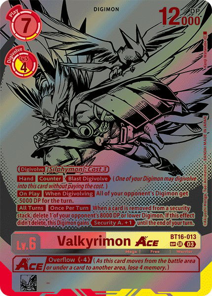 Valkyrimon ACE BT16-013 Crop image Wallpaper