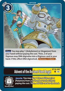 Advent of the Ancient Steel Angel BT16-097 image