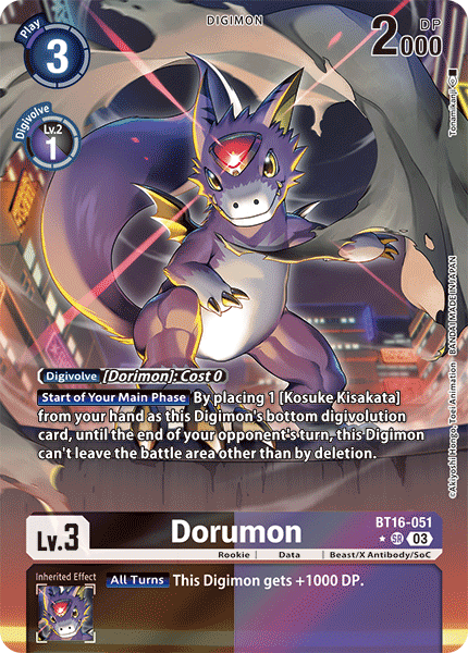 Dorumon BT16-051 Full hd image