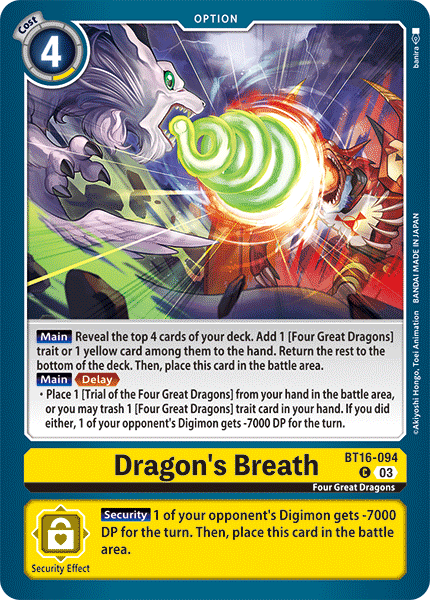 Dragon's Breath BT16-094 Full hd image