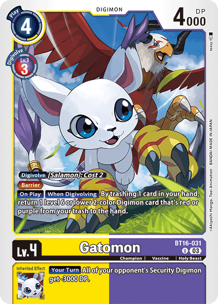 Gatomon BT16-031 Full hd image