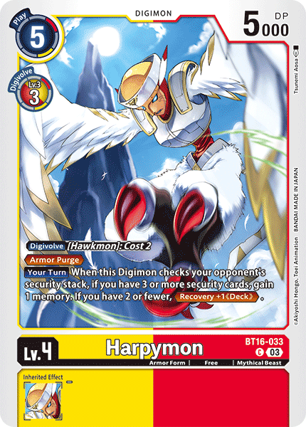 Harpymon BT16-033 Full hd image