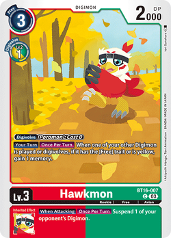 Hawkmon BT16-007