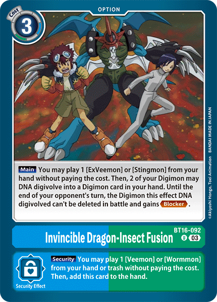 Invincible Dragon-Insect Fusion BT16-092 Full hd image