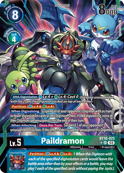 Paildramon BT16-025 Full hd image