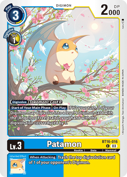 Patamon BT16-016 Full hd image