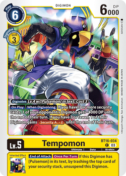 Tempomon BT16-034