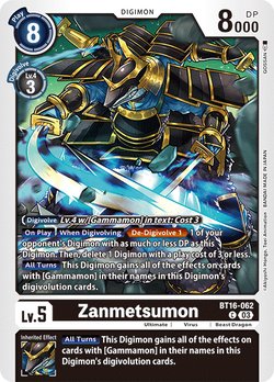 Zanmetsumon BT16-062 image