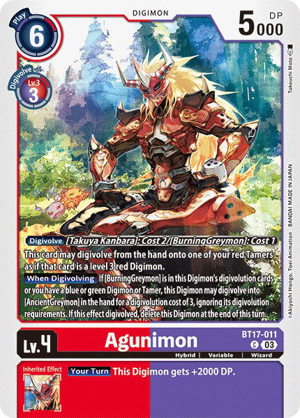 Agunimon BT17-011 Crop image Wallpaper