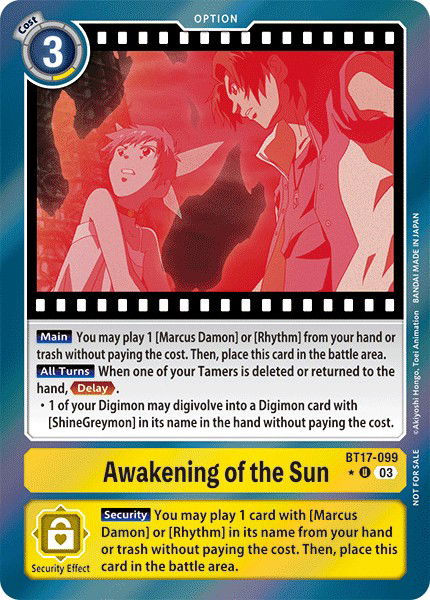 Awakening of the Sun BT17-099 Crop image Wallpaper