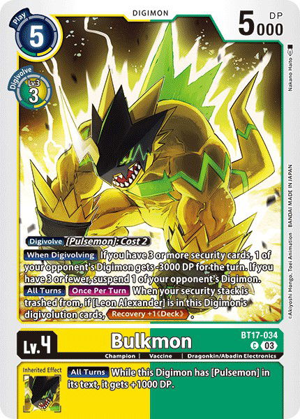 Bulkmon BT17-034 Crop image Wallpaper