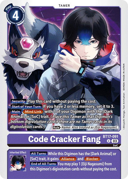 Code Cracker Fang BT17-091 Crop image Wallpaper