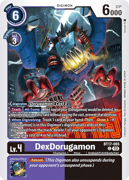 DexDorugamon BT17-065 Crop image Wallpaper