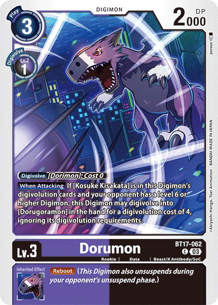 Dorumon BT17-062 Crop image Wallpaper