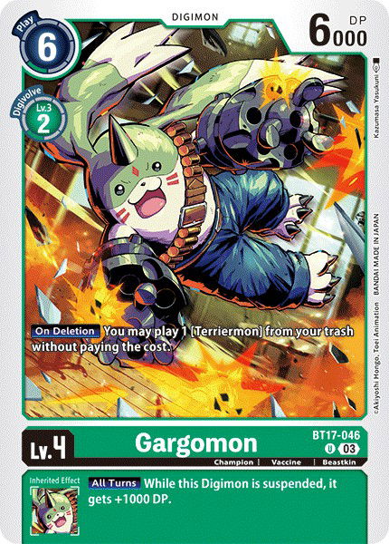 Gargomon BT17-046 Crop image Wallpaper