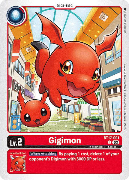 Gigimon BT17-001 Crop image Wallpaper