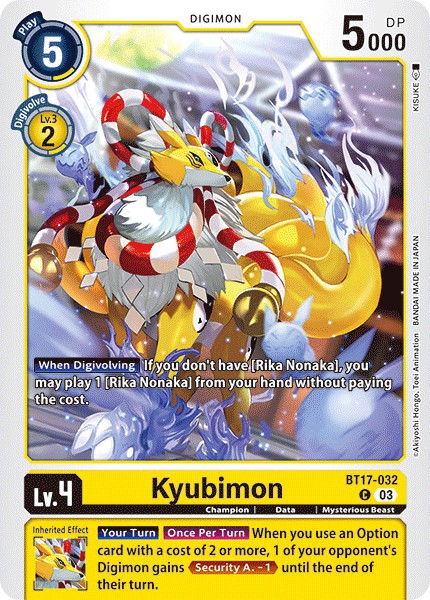 Kyubimon BT17-032 Crop image Wallpaper