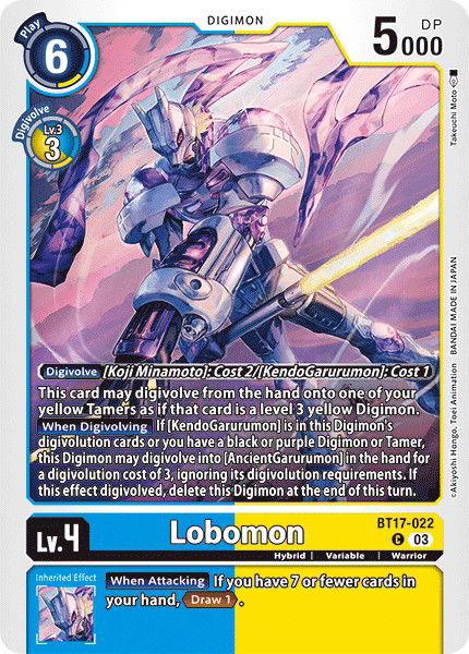 Lobomon BT17-022 Crop image Wallpaper