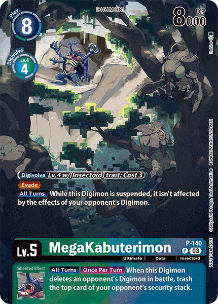 MegaKabuterimon P-140 Crop image Wallpaper