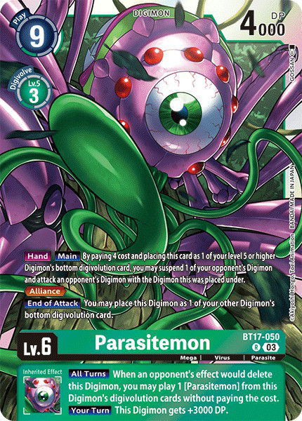 Parasitemon BT17-050 Crop image Wallpaper