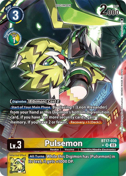 Pulsemon BT17-030 Crop image Wallpaper