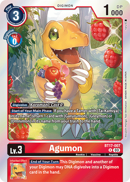 Agumon BT17-007 Full hd image