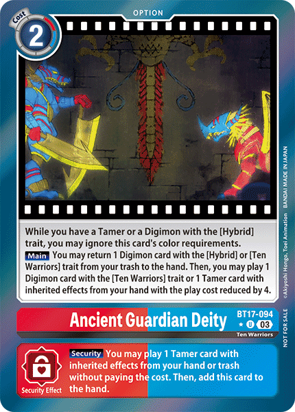 Ancient Guardian Deity BT17-094 Full hd image