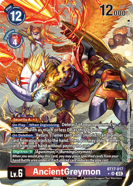 AncientGreymon BT17-017 Full hd image