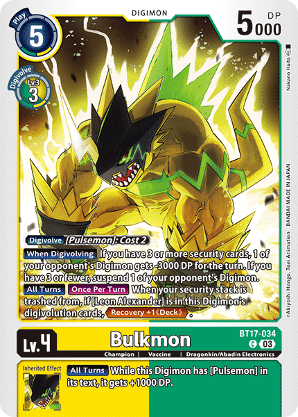 Bulkmon BT17-034 Full hd image