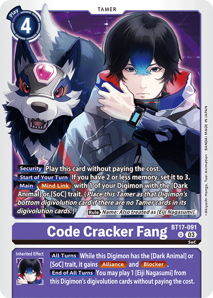 Code Cracker Fang BT17-091 Full hd image