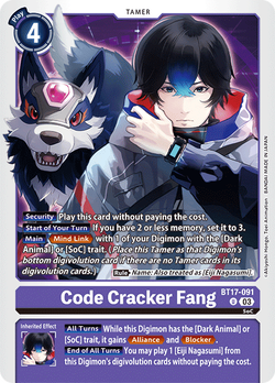 Code Cracker Fang BT17-091 image